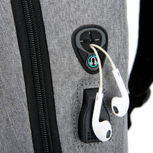 Load image into Gallery viewer, Backpack For Men Multifunctional Waterproof Oxford Cloth Urban Bag For Laptop 13.3 Inch USB Charging Luxury Gray Rucksack Men