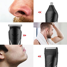 Load image into Gallery viewer, 3 In 1 Professional Hair Trimmer Men's Hair Clipper Rechargeable Nose Beard Trimmer Electric Shaver Cutting Machine