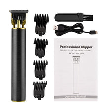 Load image into Gallery viewer, Electric Hair Clipper Cordless 0mm T-blade USB Rechargeable Hair Trimmer For Men Children Hair Cutting Barber Razor Machine