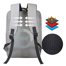 Load image into Gallery viewer, Business Backpack For Men USB Charging Rucksack Male Multifunctional Waterproof Oxford Cloth Bag For Laptop 15.6 Inch