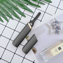 Load image into Gallery viewer, Electric Heated Eyelash Curler Portable Pen 40s Quick Heating USB Rechargeable Long Lasting Natural Eyelash Curler Makeup Tools