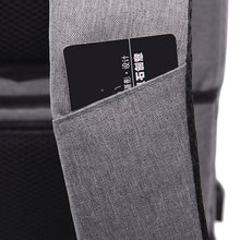Load image into Gallery viewer, Business Man Backpack Waterproof Oxford Cloth Bag Multifunctional USB Charging Rucksack Male Large Capacity Laptop Bagpack