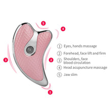 Load image into Gallery viewer, Electric Face Scraping Massage Wrinkle Removal Face Neck Body Guasha Slimming Lifting Massager Vibration Heating Beauty Device