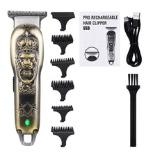 Load image into Gallery viewer, Hair Clipper Professional Electric Hair Trimmer Hair Beard Cutting Machine Rechargeable Cordless Cutting Machine Trimmer