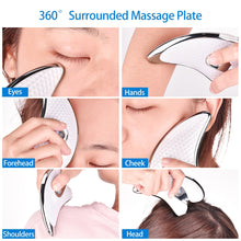 Load image into Gallery viewer, Electric Facial Scraper Red Blue LED Light Face Lift Devices GuaSha Massagers Wrinkle Removal Home Beauty Devices Face Skin Care
