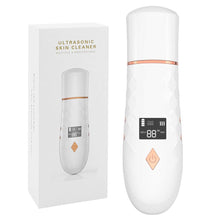 Load image into Gallery viewer, EMS Skin Scrubber Ultrasonic Facial Skin Spatula 36-42°C Heating Facial Cleansing Blackhead Remover Extractor Face Cleaning Tool