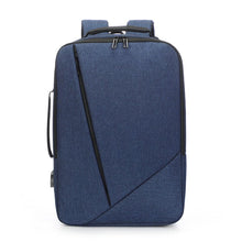 Load image into Gallery viewer, Business Men's Backpack USB Charging Personality Rucksack Man Multifunctional Waterproof Oxford Cloth Bag For Laptop