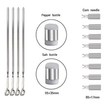 Load image into Gallery viewer, 25PCS/Set Stainless Steel Barbecue Grilling Tools Set BBQ Utensil Accessories Camping Outdoor Cooking Tools Kit with Carry Bag