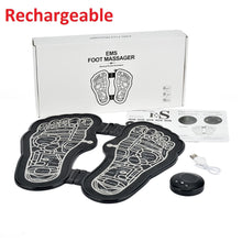 Load image into Gallery viewer, Electric EMS Foot Massager Pad Massage Products Foldable Foot Massage Mat Feet Muscle Stimulator Pain Relief Health Care Tool
