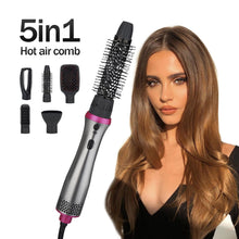 Load image into Gallery viewer, Hot Air Comb 5 In 1 Multifunctional hair Blower Volumizing and Anion Salon Blow Dryer hairdryer Curl Hair Brush Styler Tool