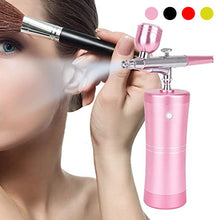 Load image into Gallery viewer, Rechargeable Face Spary Airbrush Kit Compressor Spray Pump Dual Action Handheld Airbrush for Makeup