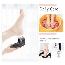 Load image into Gallery viewer, Electric Pedicure Foot Grinder File Callus Remover USB Rechargeable Heels Dead Skin Removal Vacuum Cleaner with LED display