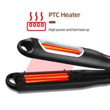 Load image into Gallery viewer, Automatic Rotating Hair Curler Professional Corrugated Waves Fast Heater Curling Irons Hair Crimper Fluffy Hair Styling Tools (Black)