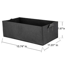 Load image into Gallery viewer, 5 Pack Fabric Raised Garden Bed,Square Garden Flower Grow Bag Vegetable Planting Bag Planter Pot with Handles for Plants Flowers