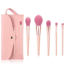 Load image into Gallery viewer, 7pcs Nude Pink Makeup Brushes Kit Beauty Make Up Tool Loose Powder Concealer Blush Eyeshadow Brush Cosmetic Set