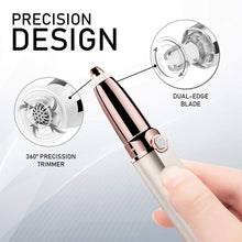 Load image into Gallery viewer, Rechargeable Electric Eyebrow Trimmer For Eyebrows Women's Shaver Razors Portable Cosmetics Facial Hair Remover Makeup Tools