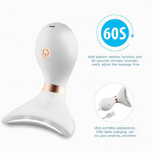 Load image into Gallery viewer, Electric Neck Massager LED Photo Neck Wrinkles Removal Lifting Beauty Device Portable Warm Massage Micro Current Machine (White)