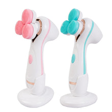 Load image into Gallery viewer, Waterproof Facial Brush Powered Facial Cleansing Spin Brush Electric Ultrasonic Face Cleaning Devices Mini 2 Cleanser Two Speed