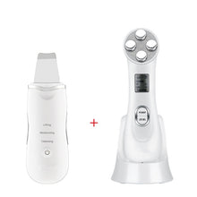 Load image into Gallery viewer, Ultrasonic Face Cleaning Machine Skin Scrubber Pore Cleaner + LED Photon Rejuvenation RF Beauty Device Whitening Firming Lifting