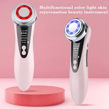 Load image into Gallery viewer, 4 In 1 LED Face Massager Skin Rejuvenation EMS Facial Lifting Wrinkle Removal Skin Tightening Hot Cool Beauty Device