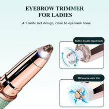 Load image into Gallery viewer, Eyebrow Trimmer Pen Makeup Facial Epilator Painless Portable Women's Shaver Electric Razor Body Hair Removal for Women