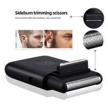 Load image into Gallery viewer, Ultra-thin Mini Men's Electric Shaver Beard Trimmer Cordless Rechargeable Haircut Shaving Machine Blade Waterproof Razor