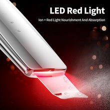 Load image into Gallery viewer, EMS Ultrasonic Skin Scrubber Face Spatula LED Red Blue Photon Massager Facial Shovel Deep Cleansing Anti-wrinkle Lifting Tool