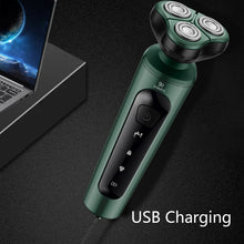 Load image into Gallery viewer, 4 In 1 Rechargeable Beard Trimmer Electric Shaver For Men Waterproof Hair Clippers Nose Ear Trimmer Face Cleaning Brush Machine
