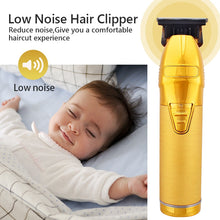 Load image into Gallery viewer, Professional Hair Clipper Beard Trimmer For Men Barber 0.1mm Baldhead Clippers Hair Cutting Machine Hair Cut T blade trimmer