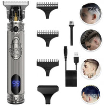 Load image into Gallery viewer, Barber Shop Oil Head 0mm Electric Hair Trimmer Professional Haircut Shaver Carving Hair Beard Machine Styling Tool