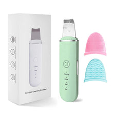Load image into Gallery viewer, Ultrasonic Cleaner Skin Scrubber Face Cleansing Machine Facial Acne Blackhead Remover USB Charge Skin Care Beauty Device