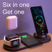 Load image into Gallery viewer, Wireless Charger for iPhone 14/13/12 Fast Charger for iphone Fast Charging Pad Huawei Charging Dock Station 6 in 1