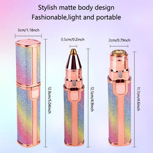 Load image into Gallery viewer, 2 In 1 Electric Eyebrow Epilator Mini USB Rechargeable Face Lips Hair Removal Body Bikini Shavers for Women Lipstick Trimmer