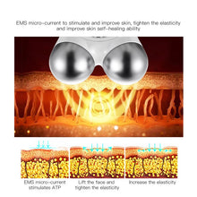 Load image into Gallery viewer, EMS Face Lifting Microcurrent Roller Massager Portable Anti Wrinkle Facial Skin Tightening Slimming Machine Cellulite Massage