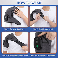Load image into Gallery viewer, Heating Massage Shoulder Brace Support Bandage Arthritis Injury Dislocation Rehabilitation Treatment Pain Shoulder Strap Wrap Belt