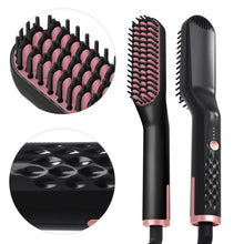Load image into Gallery viewer, 3IN1 Beard Straightener Men Heat Hair Ceramic Curler Electric Straightener Hot Comb