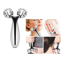 Load image into Gallery viewer, 3D Roller Massager Portable Facial Body Massage Lifting Slimming V-face 360 Rotate Thin Face Wrinkle Remover Y Shape Relaxation