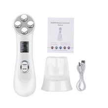 Load image into Gallery viewer, Facial Mesotherapy Electroporation RF Radio Frequency LED Photon Face Lifting Tighten Wrinkle Removal Skin Face Massager