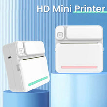 Load image into Gallery viewer, MINI Print Portable Thermal Printer Photo Pocket Thermal Label Printer 58mm Printing Wireless Bluetooth Android IOS