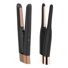 Load image into Gallery viewer, 5000mAh Cordless Flat Iron Floating Plate USB Mini 2 IN 1 Hair Straightener with Charging Portable Wireless Curler Styling Tools