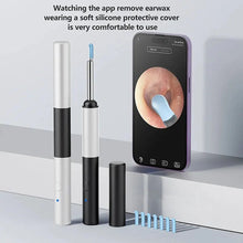 Load image into Gallery viewer, Wireless Otoscope 3.5mm Ultra-Thin WiFi Ear Scope Camera with Earwax Removal Tool Ear Cleaner with Gyroscope For IOS Android