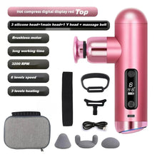 Load image into Gallery viewer, Aluminum Housing Massage Gun Brushless Big Force Massage Machine Deep Tissues Fascia Machine Gun Muscle Electric Massager