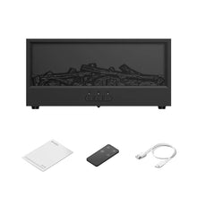 Load image into Gallery viewer, Fireplace Humidifier Flame Aroma Diffuser Fire Humidifier Essential Oil Diffuser Fragrance Diffuser for Room Home Aromatherapy