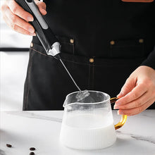 Load image into Gallery viewer, Automatic Rotary Whisk Stirrer Cream Whipper Handheld Small Stirring Stick Black