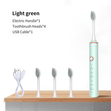 Load image into Gallery viewer, Ultrasonic Electric Toothbrush Rechargeable USB for Adults Sonic Automatic Tooth Brush Whitening Oral Hygiene 8 Replacement Head