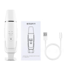 Load image into Gallery viewer, Ultrasonic Skin Scrubber EMS Vibration Ion Acne Pore Blackhead Remover Peeling Tool Electric Deep Face Cleaner