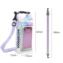 Load image into Gallery viewer, 2L Swimming Dry Bag Touch Screen Outdoor Waterproof Shoulder Kayak Trekking Beach Drifting PVC Pack Rafting Surfing Boating Bag