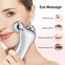 Load image into Gallery viewer, 4D Roller Facial Massager EMS Face Lift Device V-Face Slimmer Skin Tightening Double Chin Remover Eye Care Massage Beauty Roller