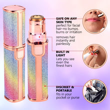 Load image into Gallery viewer, 2 in 1 Electric Eyebrow Trimmer Makeup Painless Eye Brow Epilator Mini Shaver Razors Portable Facial Hair Remover Women depilator