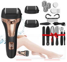 Load image into Gallery viewer, Electric Callus Remover for Feet Roller Heads Rechargeable Foot File Pedicure for Feet Dead Skin Removal